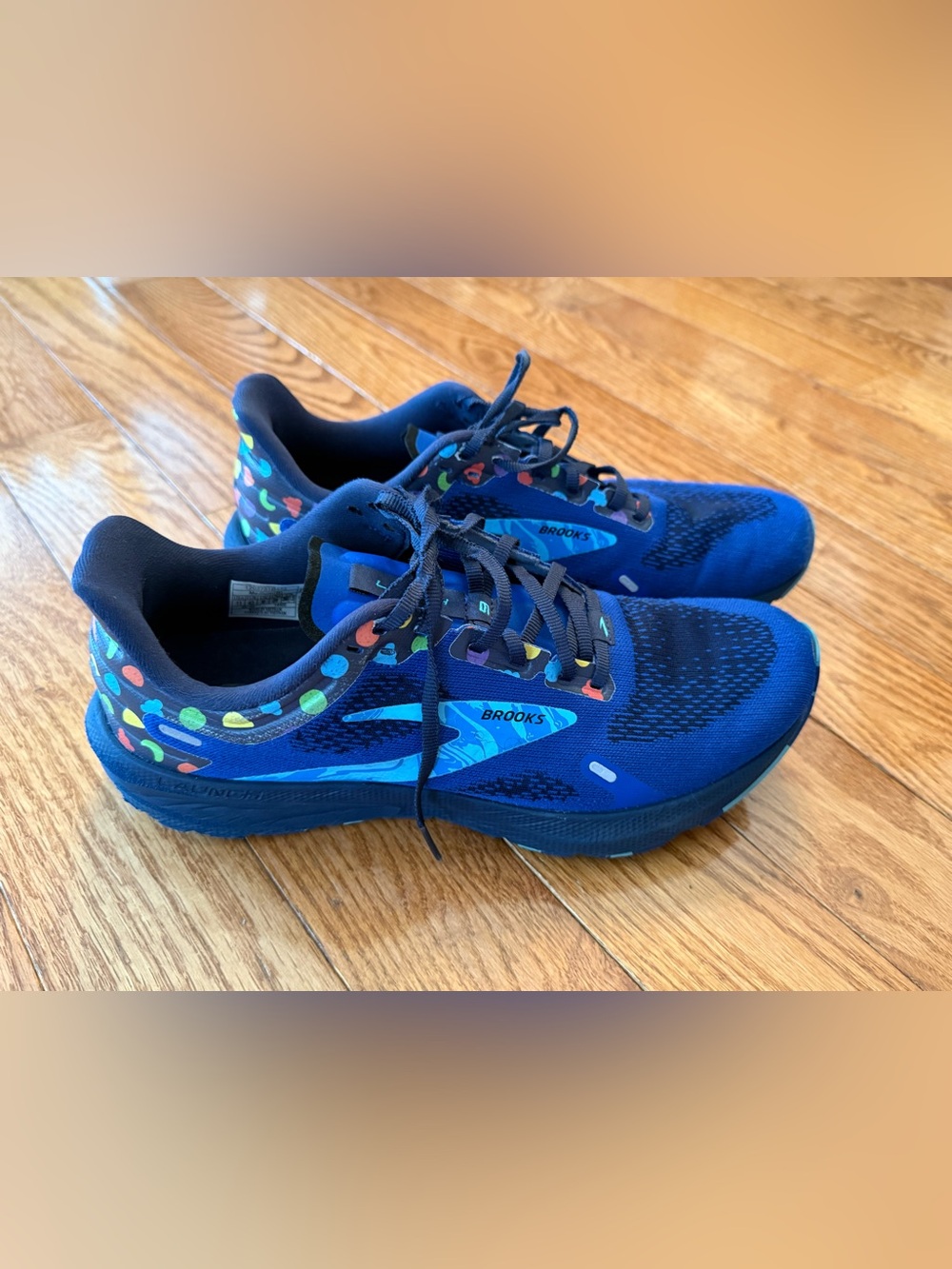 Men’s Size 11 Brooks Launch 9 Bowl O' Cereal Limited Edition Blue Running Shoe